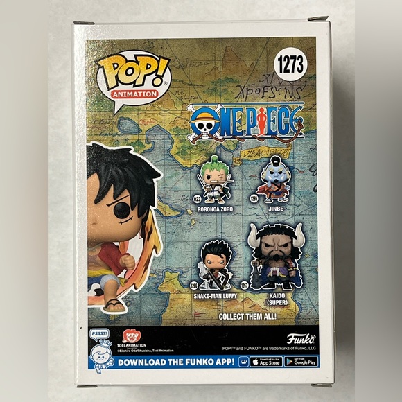Funko Pop One Piece Red Hawk Luffy AAA Anime Exclusive - Picture 3 of 4